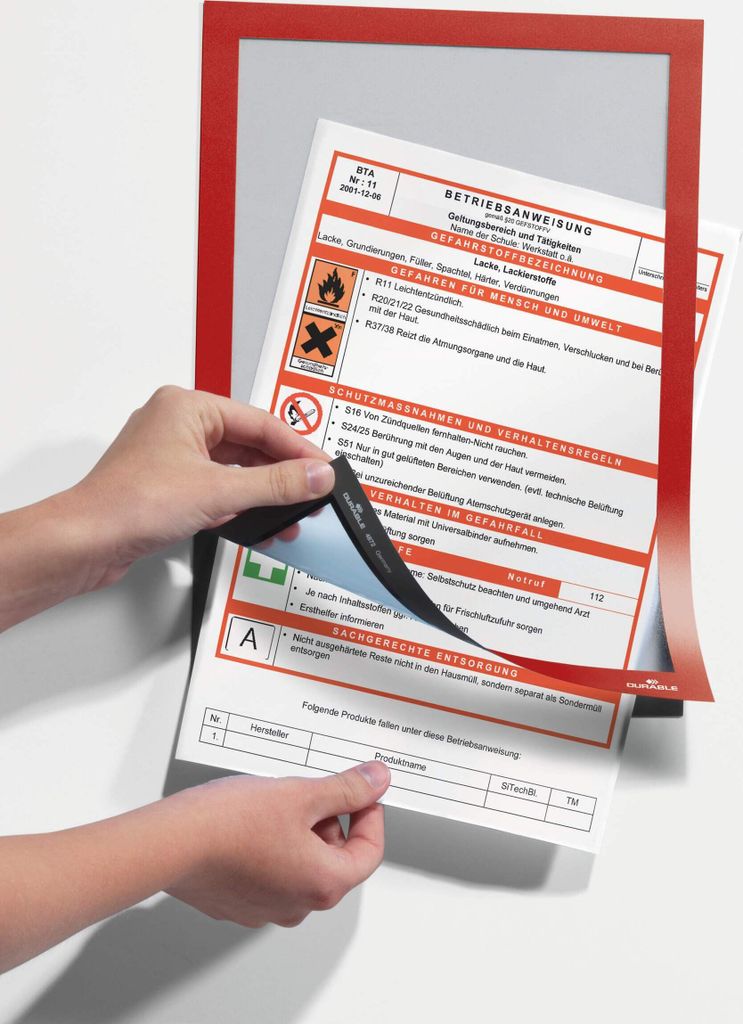 DURABLE Ramka informacyjna DURAFRAME® A4 opakowanie Zdjęcie produktu 