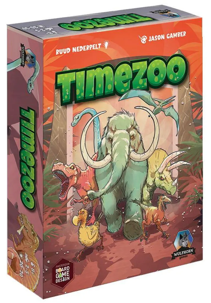 Jeu de cartes Time Zoo pour enfants : Voyage au temps des Dinosaures