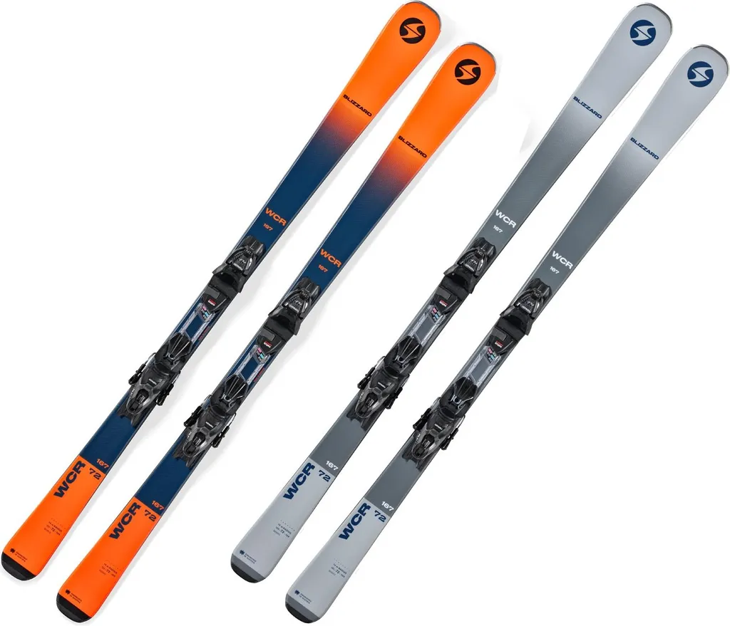 Ski Blizzard WCR Full Camber Rocker Haute Précision Fixations Marker