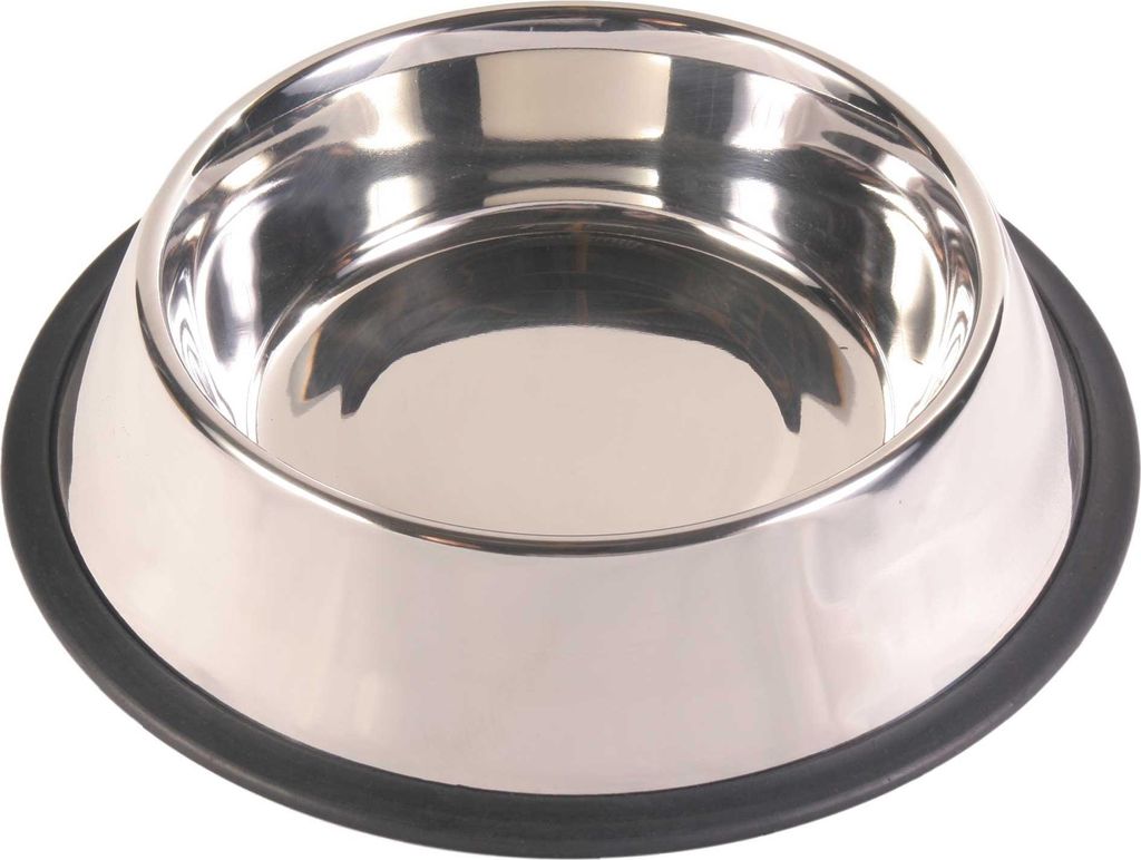 Trixie Edelstahlnapf mit Gummiring - 1,75 l Produktbild 