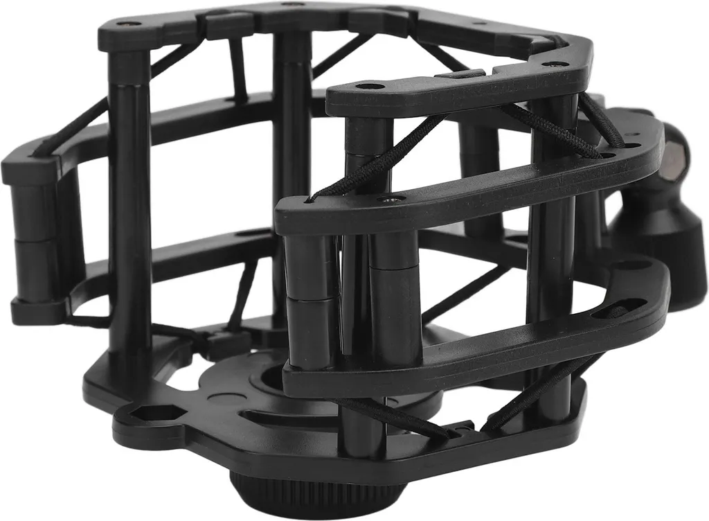 Support de microphone professionnel antichoc avec clip réglable 24mm