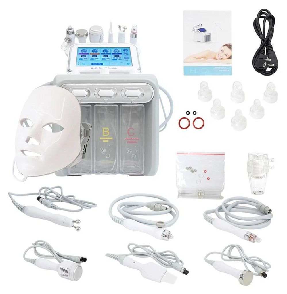 Hydrodermabrasion Gesichtsgerät - 7 in 1 Aqua Peeling Maschine - Tiefe Gesichtsreinigung - Mitesserentferner - Feuchtigkeitspflege - Lifting