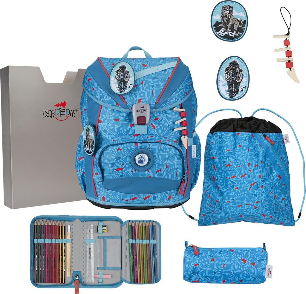 DerDieDas Schulranzen ErgoFlex Light Superflash Set Produktbild 