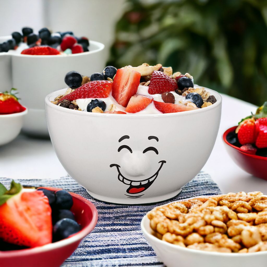 Müslischale mit Gesicht 6 tlg Dessertschale Müslischalen Produktbild 4