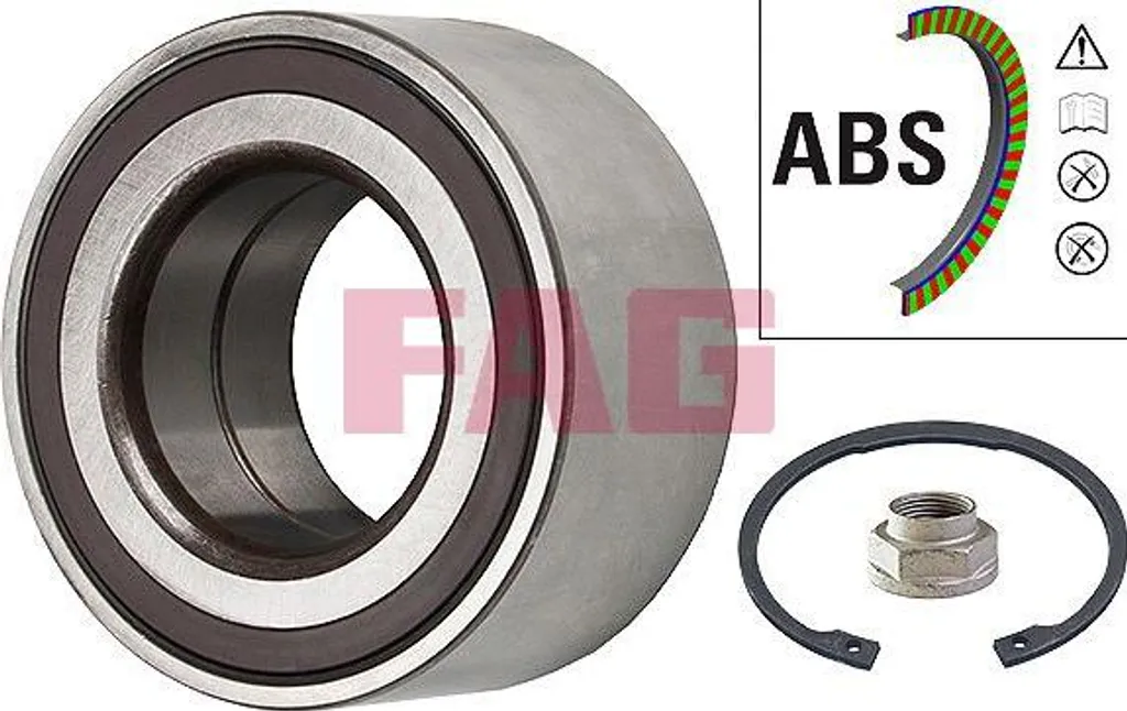 Roulement de roue robuste FAG 713623490 - Performance OE 71742699