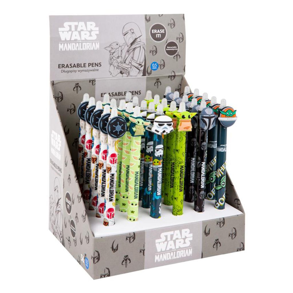 Gumovatelné Pero - Mandalorian, Modrá Náplň, Displej Obrázok produktu 