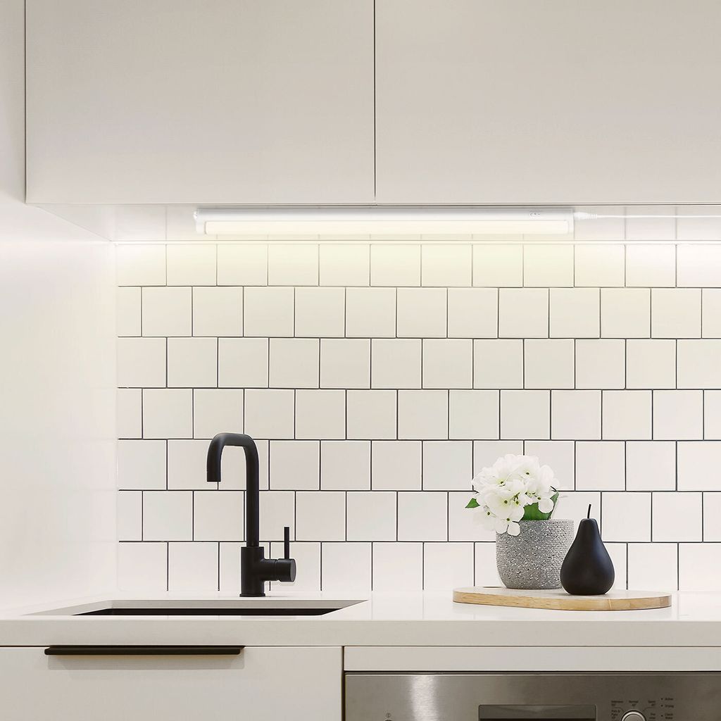 NCC-Licht 4x LED Onderbouwlamp 30cm Warm Wit 3000K Met Schakelaar - Connect Linex IP20