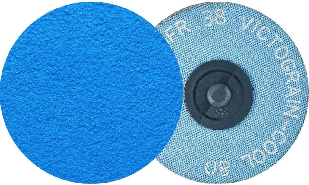 PFERD TOOLS COMBIDISC Schleifblatt CDR Ø 38 mm VICTOGRAIN-COOL80 für Stahl und Edelstahl