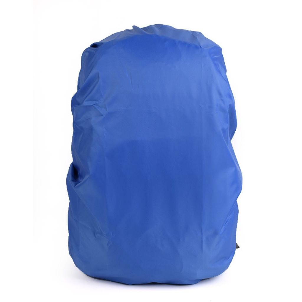 Regenschutz für Rucksäcke, Wasserdichter Regenhülle Rucksack Cover für Wandern, Camping, Radfahren, Reisen und Schulranzen(Königsblau)