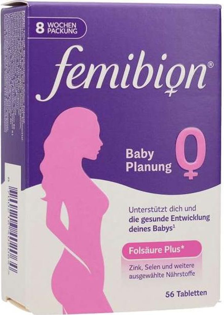 Femibion 0 Planification des naissances Comprimés 56 pcs Image du produit 