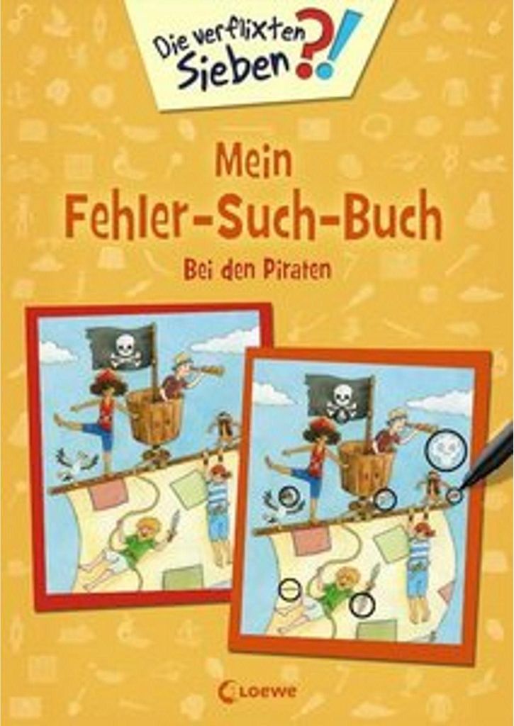 Die verflixten Sieben - Mein Fehler-Such-Buch