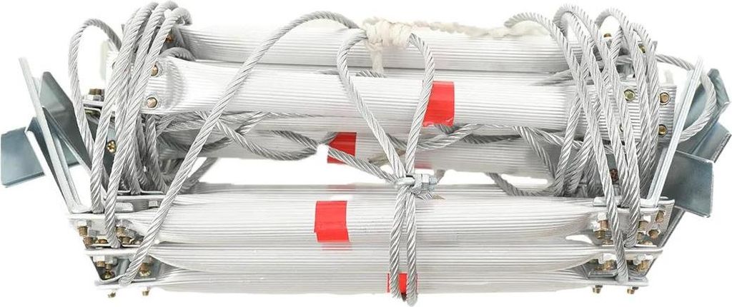 Leiter aus Aluminiumlegierung - Industrielle Leiter - Für Höhenarbeiten und Rettung - Leicht - Robust - Korrosionsbeständig - Modell RT-WWHTJ-002