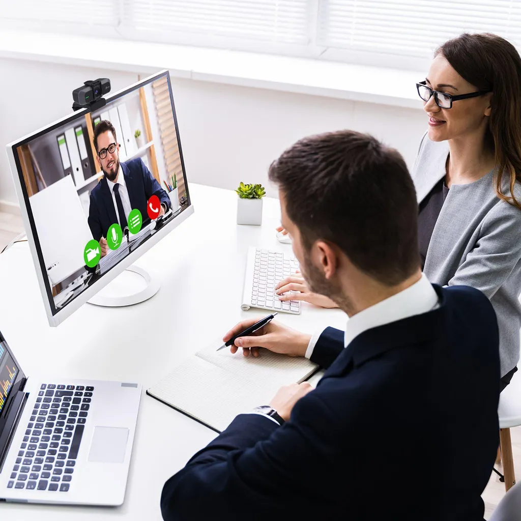 Webcam 4K Ultra HD pour Visioconférence Professionnelle et Streaming Live - 7