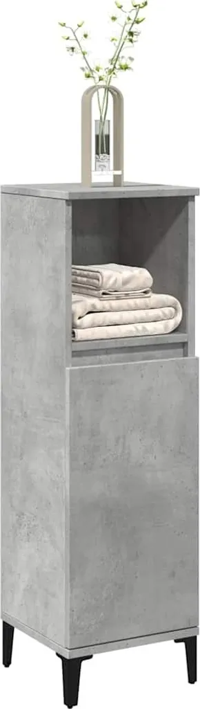 Colonna Bagno Grigio Cemento 100cm Maison Exclusive | Qualità Lignea