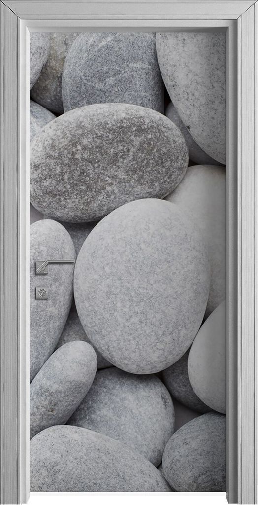 Tür Selbstklebende 90x210 cm Türfolie Türtapete Klebefolie - Natural Steine Motive