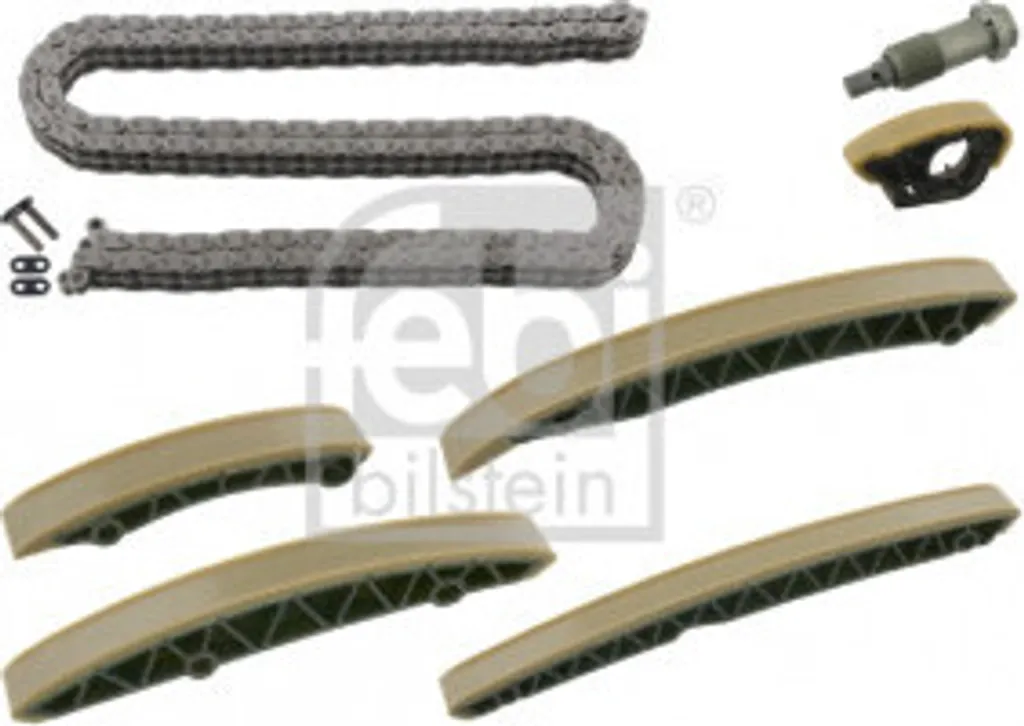 Jeu de chaînes de distribution Febi Bilstein 44956 pour Classe E W211