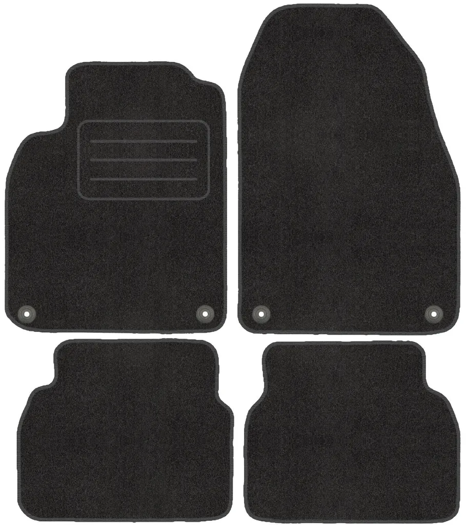 Tappetini Saab 9-3 II Antiscivolo Velluto 2002-2011 - Massima Sicurezza