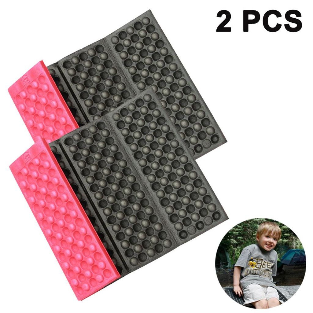 2-teiliges faltbares Sitzkissen, Sitzmatte, Thermokissen, wasserdichte und isolierte Sitzmatte für Outdoor-Camping und Picknick