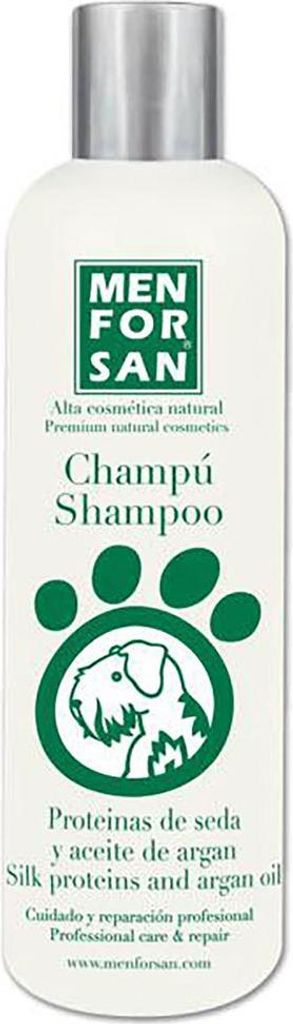 Seidenprotein-Shampoo + Arganöl 300 ml Menforsan