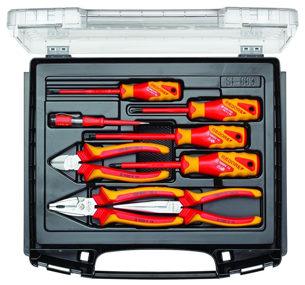 GEDORE 1101-003 VDE VDE-Werkzeugsatz 8-teilig in i-BOXX 72, 1828045