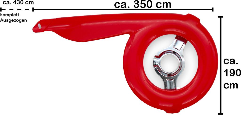 Kettenschutz Kinderrad 16" - 20" einstellbar Rot Produktbild 6