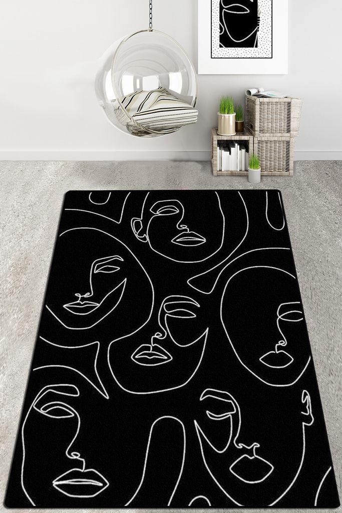 Conceptum Hypnose, Composition- Composition DjtCHL, Bunt, Kurzflorteppiche, 80 x 140 cm, 50% Samtgewebe / 50% Polyester