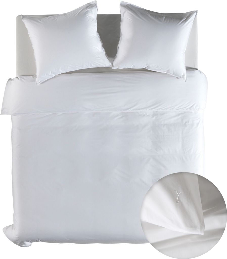 Yellow Suite Mumbai Dbo 240 Blanc de Blanc Bettwäsche 1 x Bettbezug 240x220 + 2 x Kopfkissenbezug 80x80 Blanc-de-Blanc Uni bunt