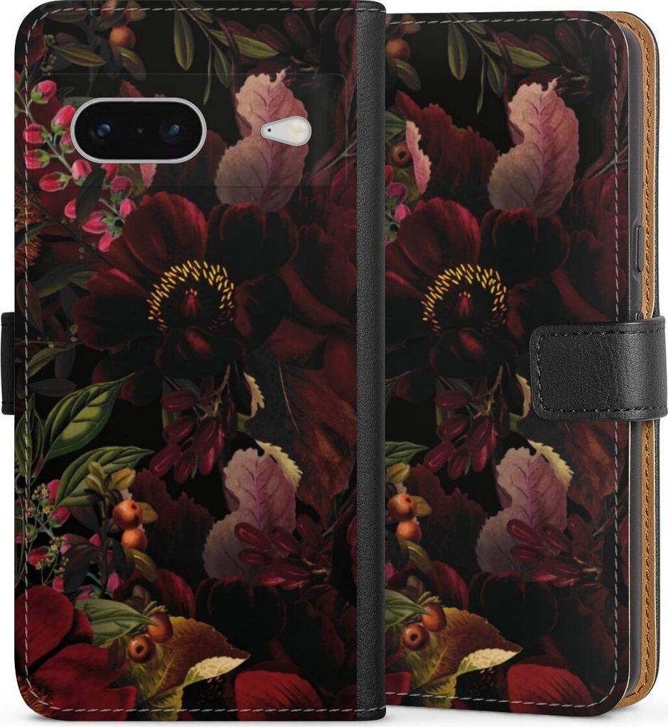 DeinDesign Klapphülle für Google Pixel 7 Handytasche Lederhülle Tasche Blumen Utart Wiese