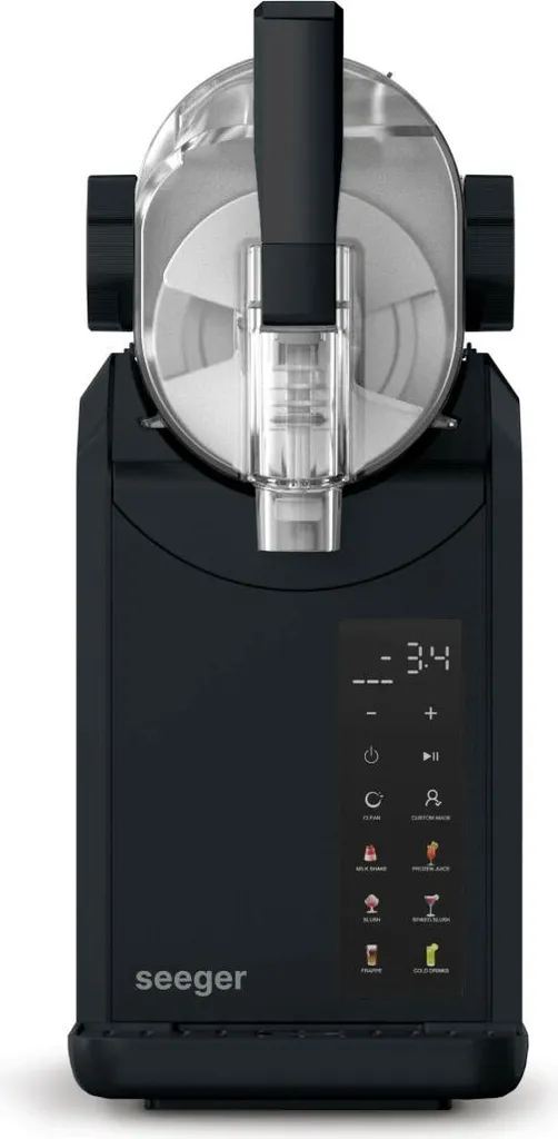 Seeger SuperSlush Machine à Granita 7-en-1 avec Capacité de 2L Noire