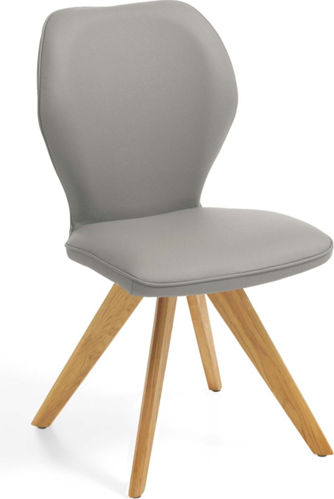 Niehoff Sitzmöbel Colorado Trend-Line Design-Stuhl Eichengestell - Leder