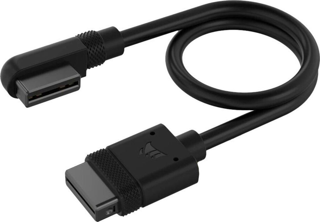 Corsair iCUE LINK - Netz-/Datenkabel - CORSAIR iCUE link gewinkelt zu CORSAIR iCUE link gerade - 20 cm (Packung mit 2)