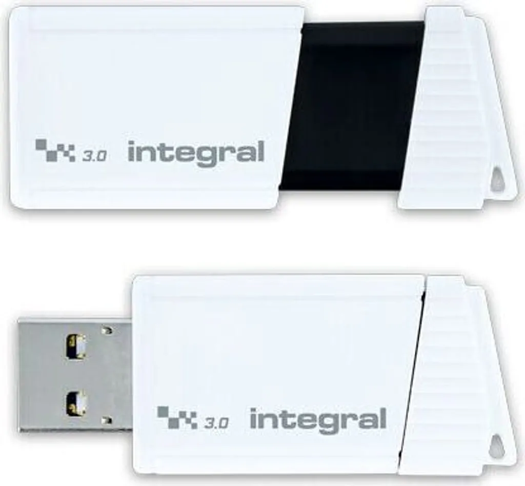Clé USB 128 Go Intégrale Turbo 3.0 Blanc - Libérez l'Espace de votre PC
