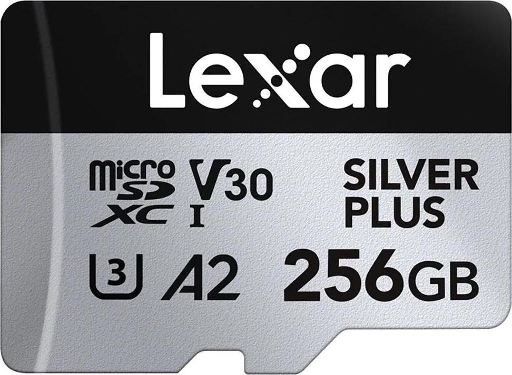 Lexar 256GB microSDXC Professional SILVER Plus UHS-I A2 V30 Obrázek produktu 