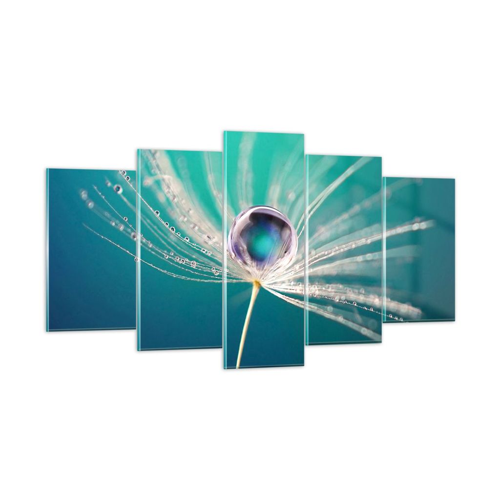Bilder auf glas - Pflanze Natur - 160x85cm - Glasbilder - Wandbilder - Bilder - Kunstdruck - zum Aufhängen bereit - Wanddekoration aus Glas - Glas...
