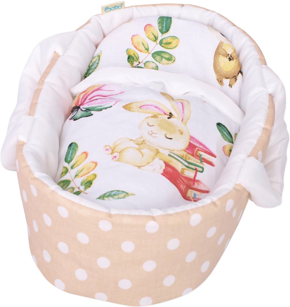 Puppentragetasche für Puppen bis 35 cm, mit Bettzeug BOBO – Produktbild 
