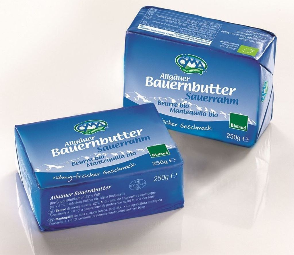 EXTRA CUB BUTTER (82 % FETT)  250 g - OMA Produktbild 