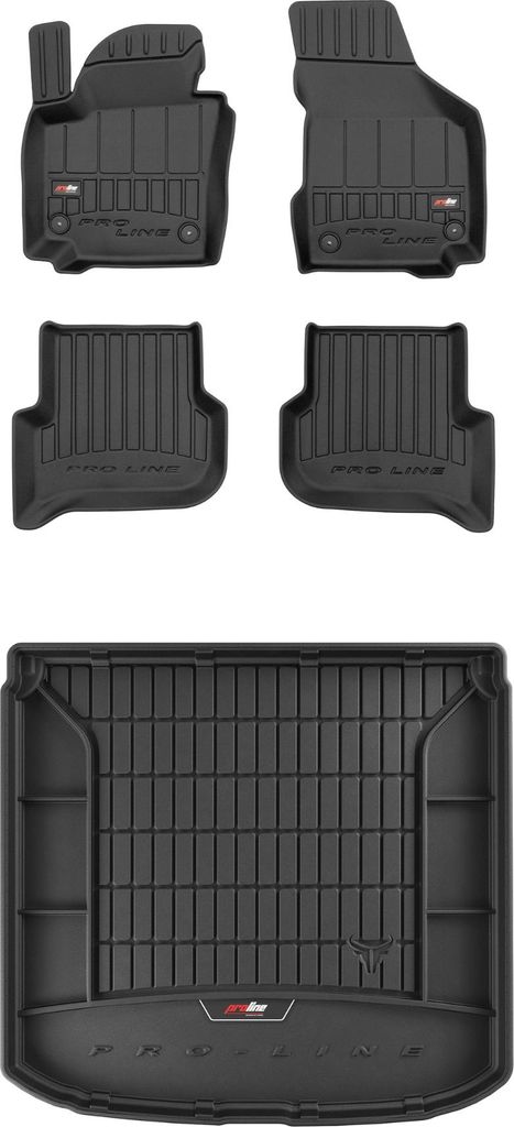 FROGUM 3D Gummimatten und Kofferraummatte für SEAT Altea XL 2004-2015