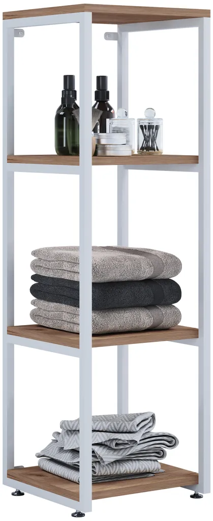 Armadietto Bagno Bitila 112cm Rovere Miele: Organizzazione Intelligente