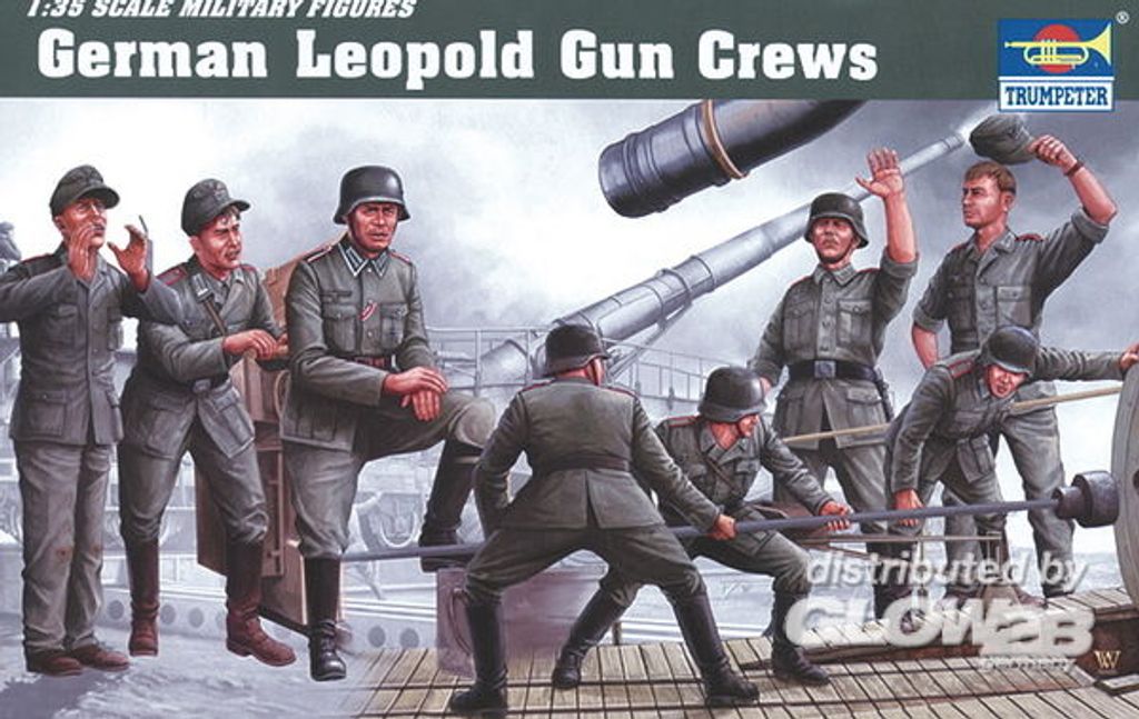 Trumpeter Deutsche Artillerie Besatzung für Leopold1:35, Produktbild 