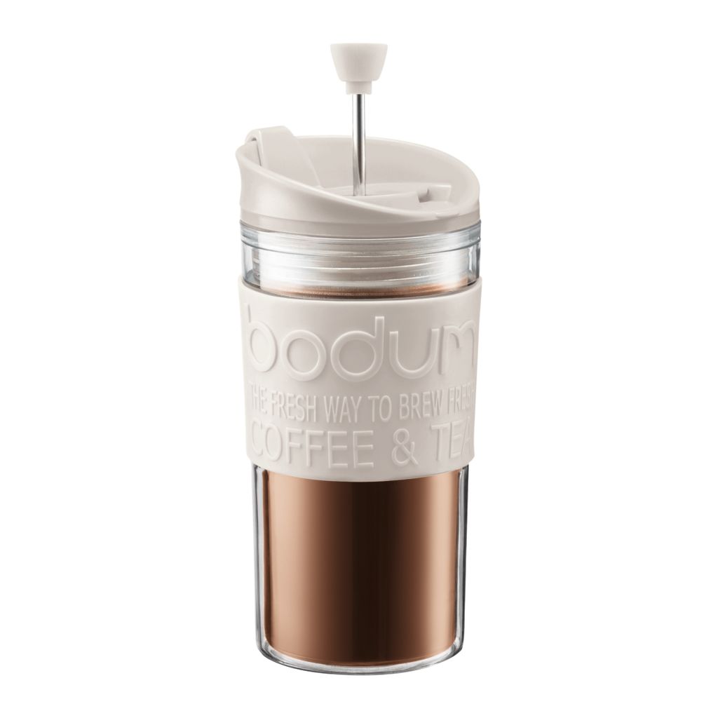 Bodum Kaffeebereiter Travel Press Weiß 350 ml