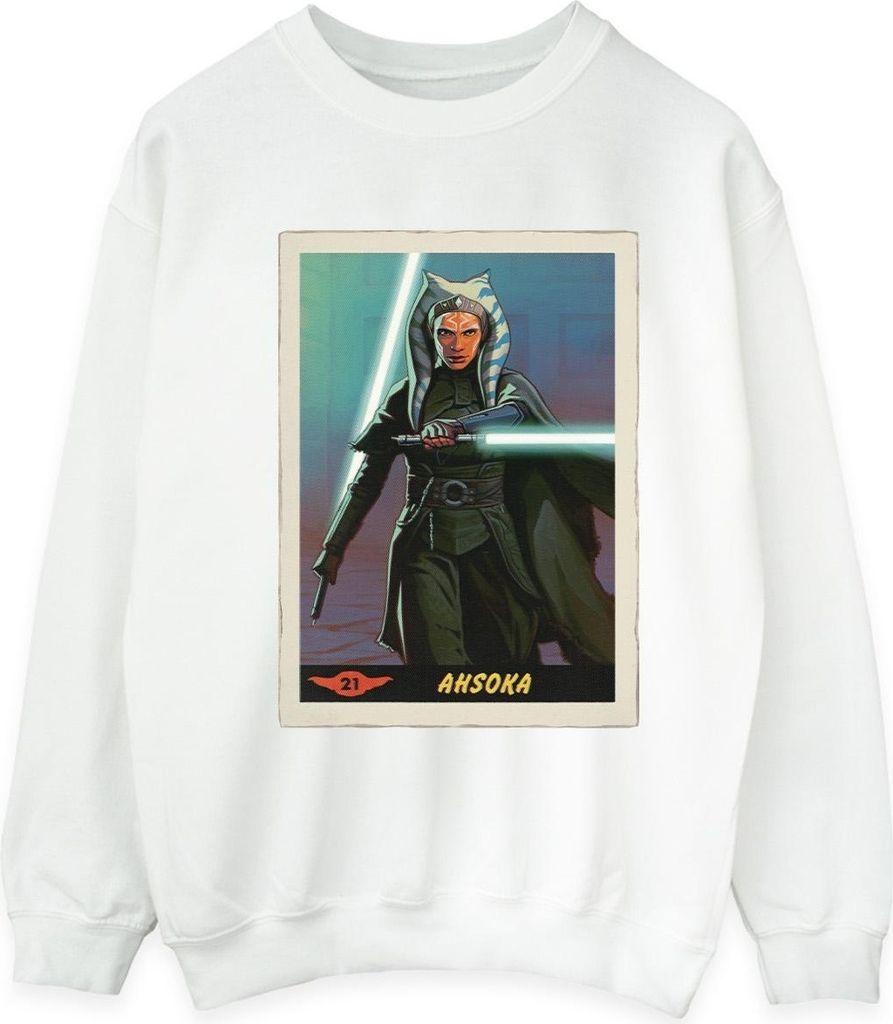 Star Wars - "The Mandalorian" Sweatshirt für Herren BI46596 (4XL) (Weiß)