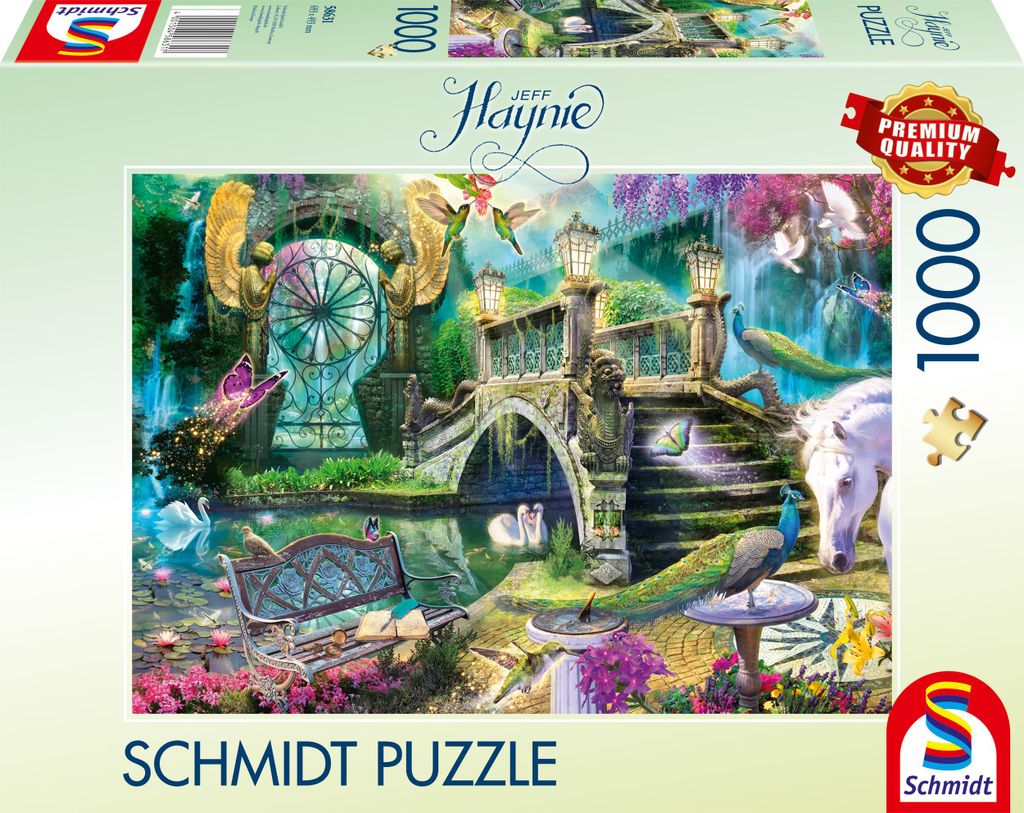 Schmidt Spiele Puzzle 1000 Teile J. Haynie Der geheime Garten