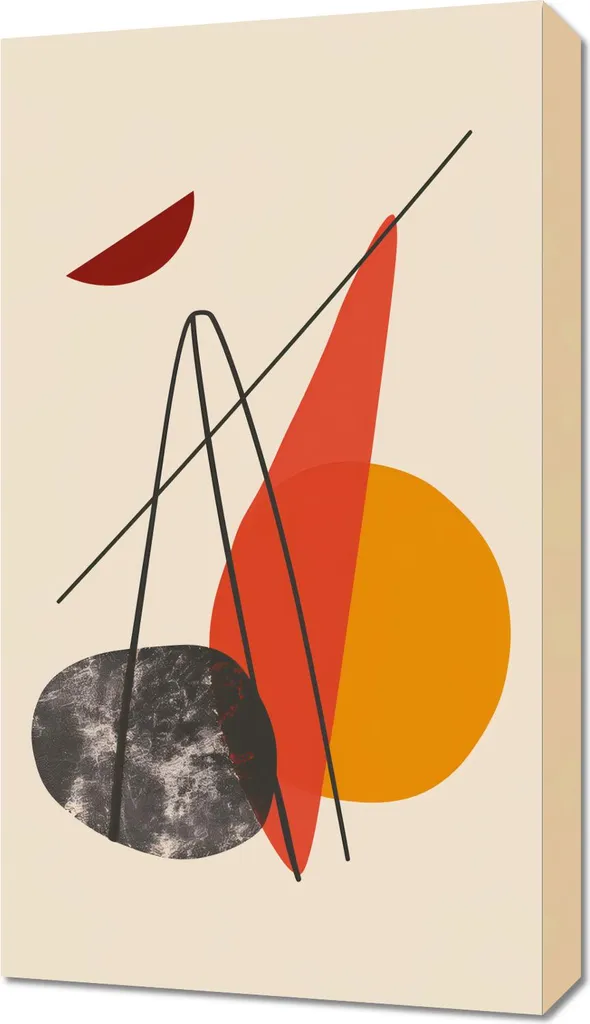 Quadro Moderno 40x70 cm Forma Armoniosa | Minimal Home Decor