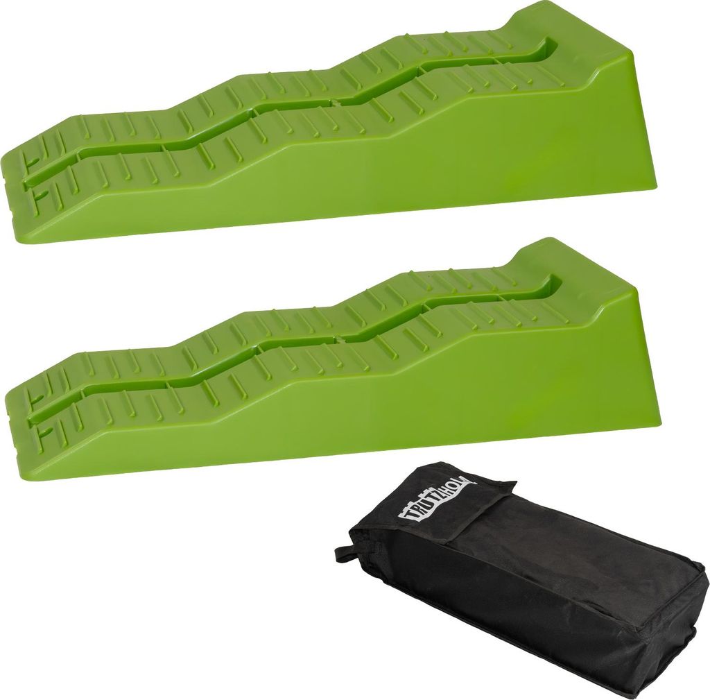 2 x Auffahrkeil mit Überfahrstopper 5 T 60 x 20 x 12 cm Produktbild 