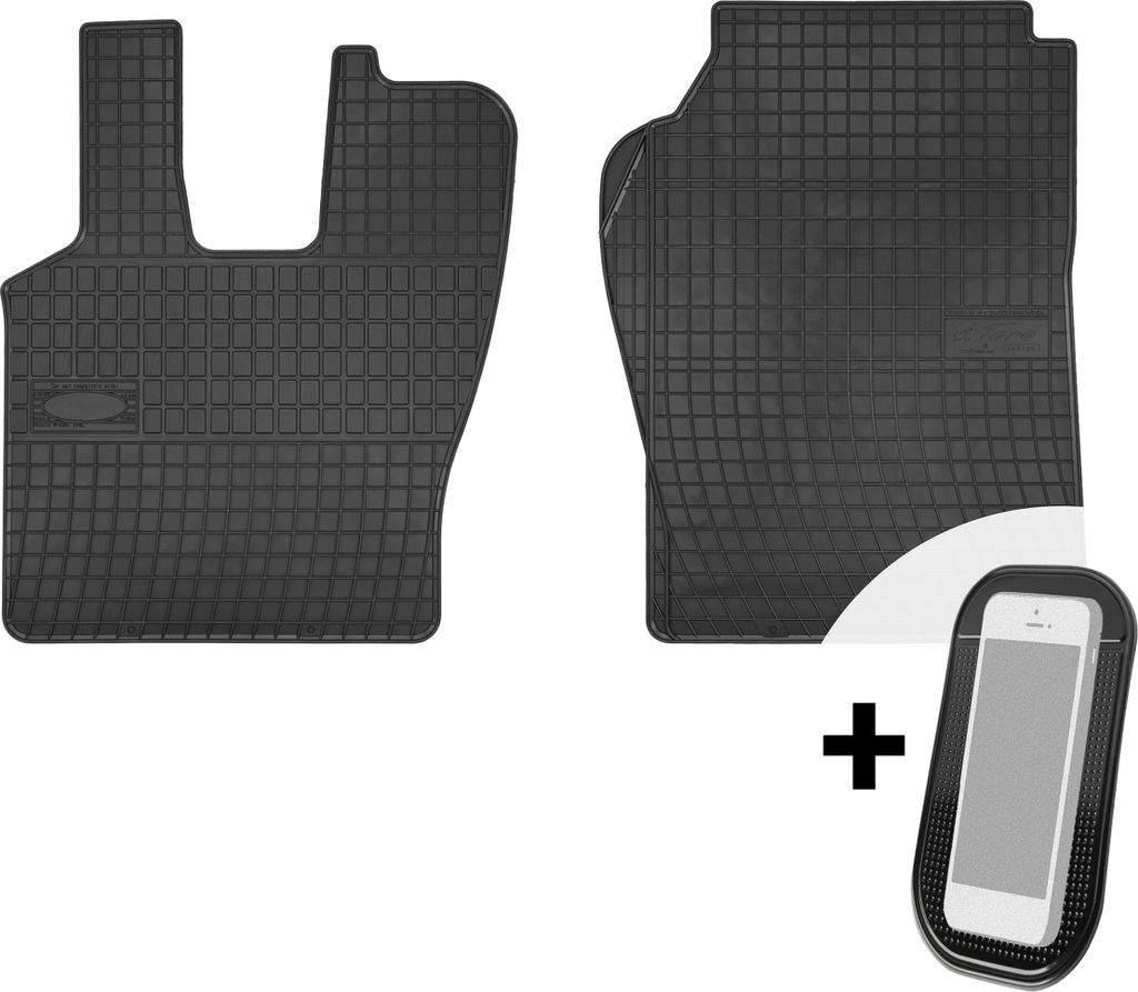Gummimatten Auto Fußmatten Automatten Passgenau 2-teilig Set - passend für Scania L 1995-2004