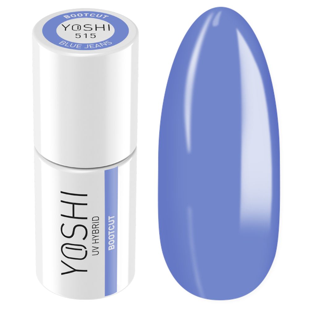 Yoshi | Hybrid-Nagellack - 515 Mom Jeans - Hybrid-Gellack - Hybridlack - UV LED - 6ml - Profi Qualität - Blau