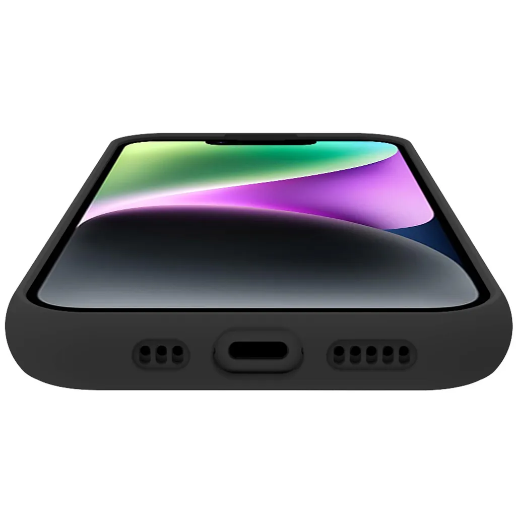 Coque iPhone 15 Ultramag Ultra Noir - Protection MagSafe Antichoc Fine - 2
