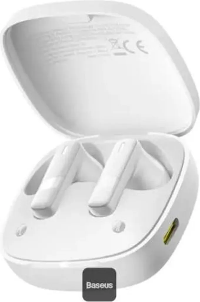Cuffie In-Ear Baseus E20 Bluetooth 5.3 - Design Minimal Bianco IPX5