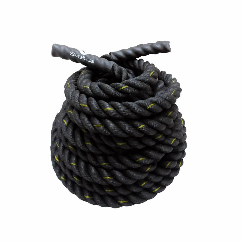 Battle rope 10m Sveltus : fini les entraînements cardio ennuyeux
