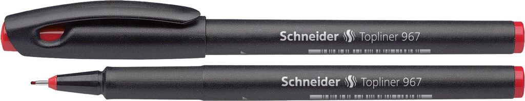 Schneider Fineliner Topliner 967 9672 0,4mm rot